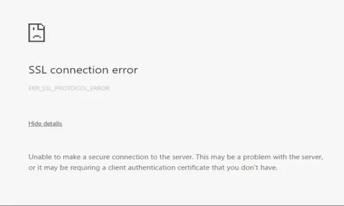 ERR_SSL_PROTOCOL_ERROR Hatası Nedir ve Nasıl Çözülür?