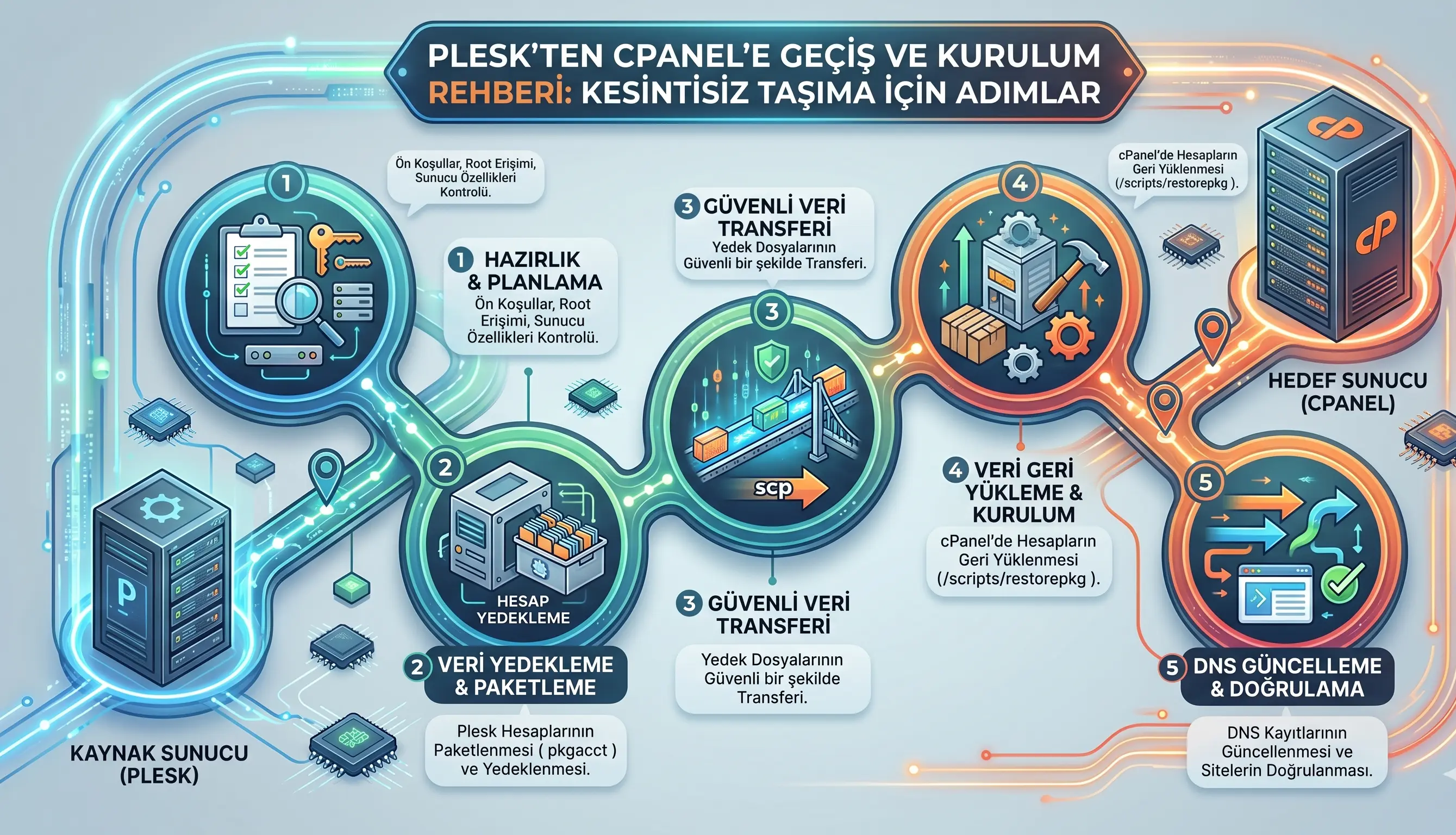 Plesk'ten cPanel'e Geçiş ve Kurulum Rehberi: Kesintisiz Taşıma İçin Adımlar